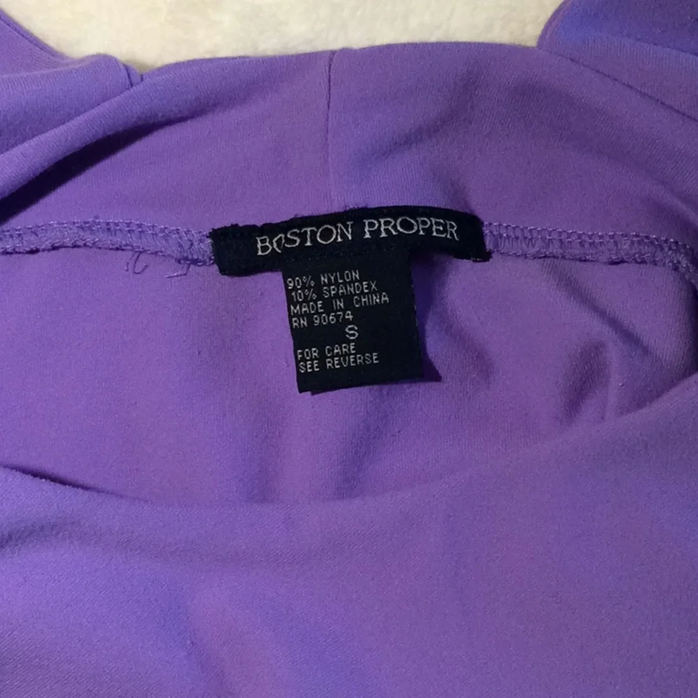 Boston Proper Bodycon Halter Crop Top - Picture 3 of 7